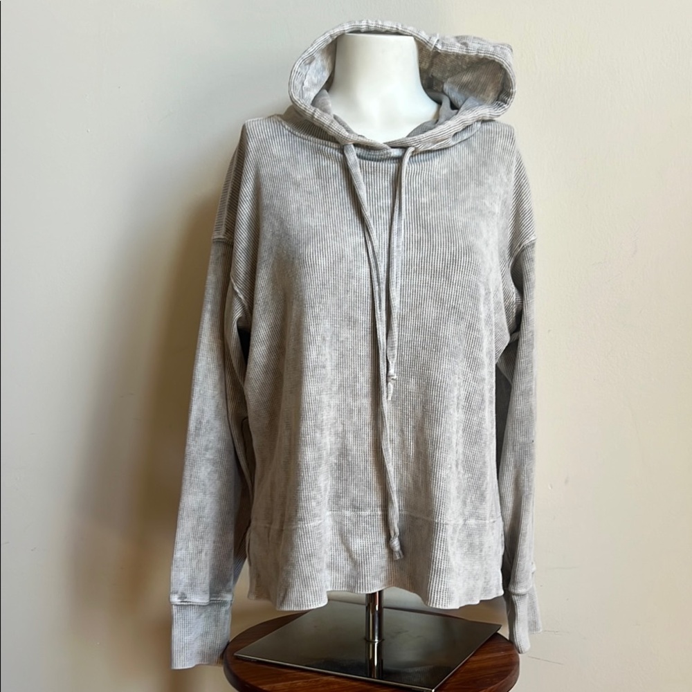 Michael Stars Gray Hoodie Sweatshirt